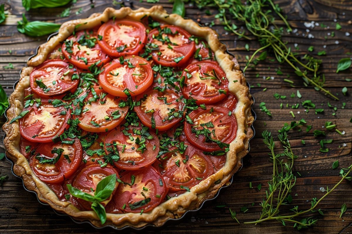 Optez pour la tarte à la tomate : une recette facile et rapide pour oublier la pizza