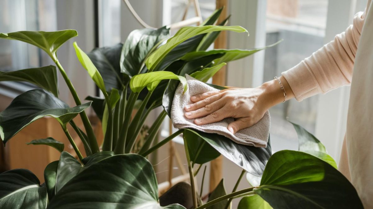 Comment un nettoyage régulier des feuilles peut transformer l'aspect de vos plantes d'intérieur