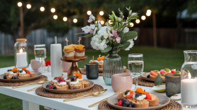 Maîtrisez l'art des toasts apéritifs d'été simples et abordables