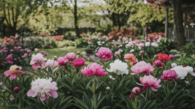 Planifiez dès maintenant votre jardin printanier en plantant des pivoines