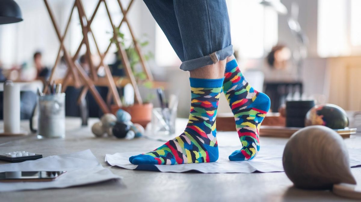 Porter des chaussettes atypiques : un indicateur de créativité et d'intelligence ?