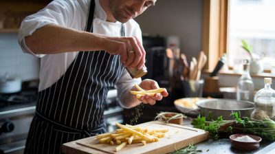 sans four, mais avec du goût: la recette de frites d'un chef britannique